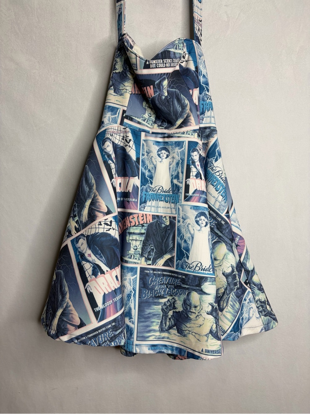 Women's Extra-Small Dolls Kill Universal Monsters Halloween Halter Dress - Picture 4 of 15